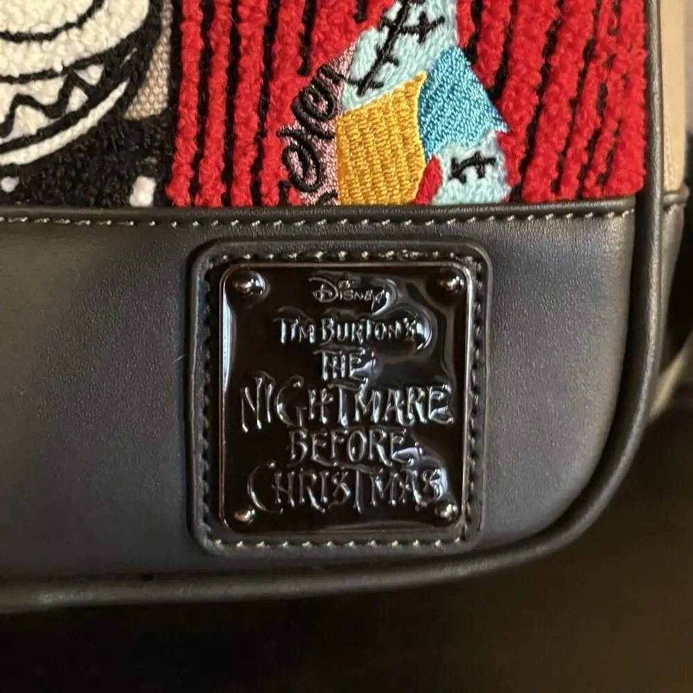 Loungefly Disney The Nightmare Before Christmas Chenille Characters Backpack